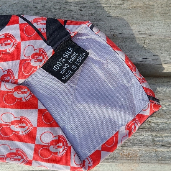 Mickey Mouse Tie 100% Silk Vintage Disney Balancine Inc The Tie Company - Picture 3 of 4